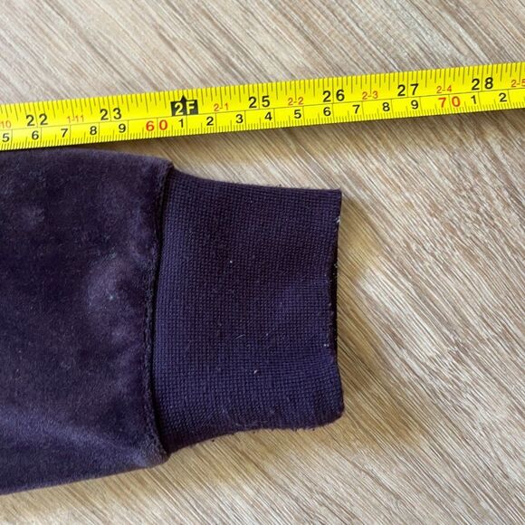 NIKE Purple & Gold Velour Velvet Full Zip Sweatshirt   Women’s Size Small - Picture 8 of 8